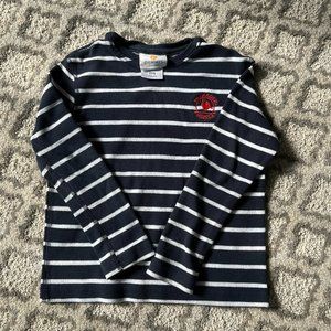 Primrose School Uniform Striped Long sleeve shirt. Dennis Uniforms. Size 2XS.